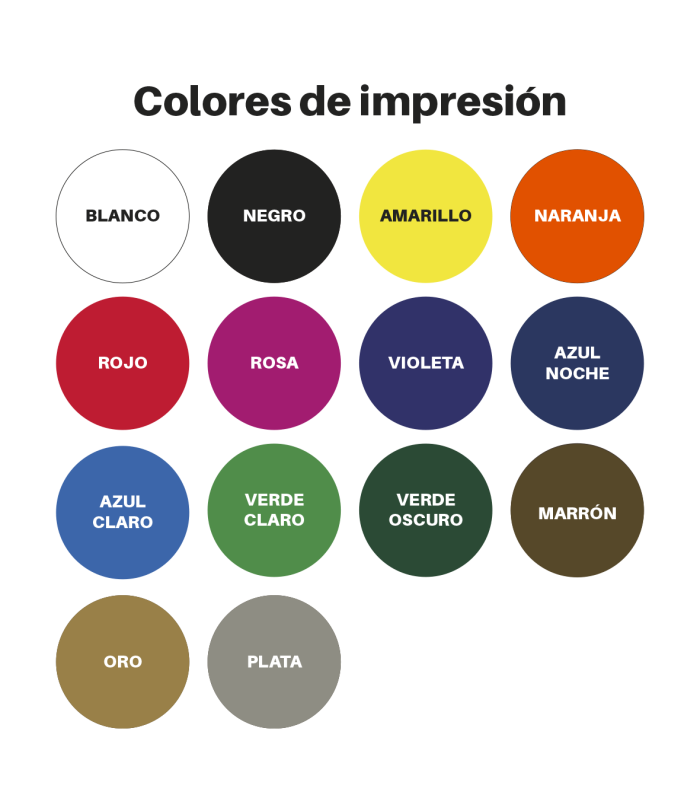 colores impresión